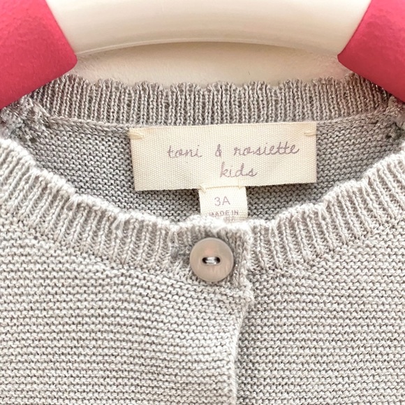 Beautiful Cotton with Shimmer Cardigan for Girls - Picture 7 of 7